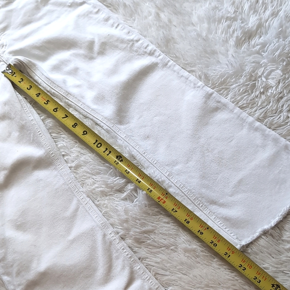 🔴SALE! J. Crew White High Rise Crop Flare Jean Size 27 Petite - Picture 16 of 16